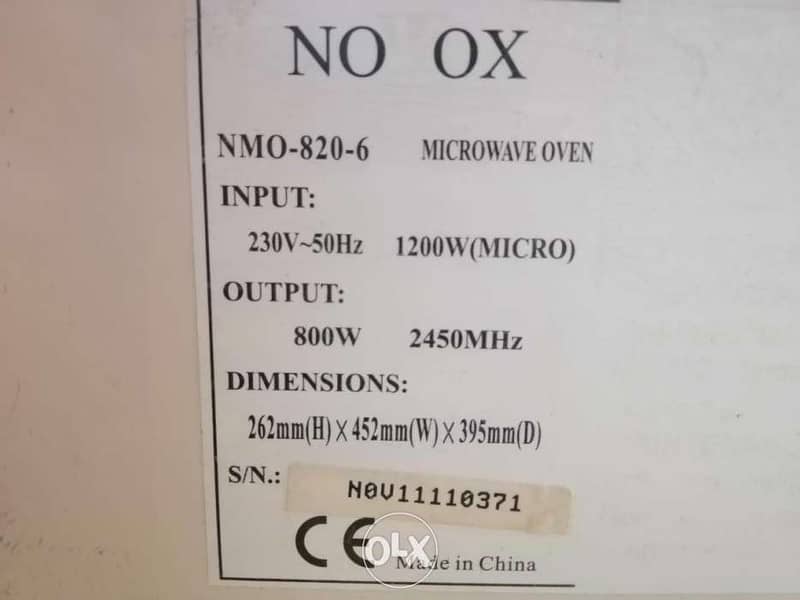 Microwave NOVOX 2