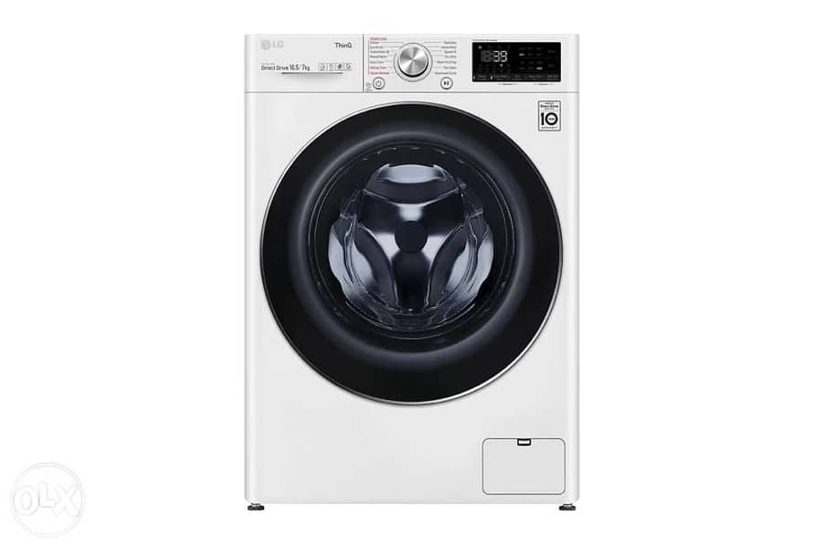 LG Washer Dryer 10.5kg / 7kg, 1400rpm White F4V5RGPOW 1