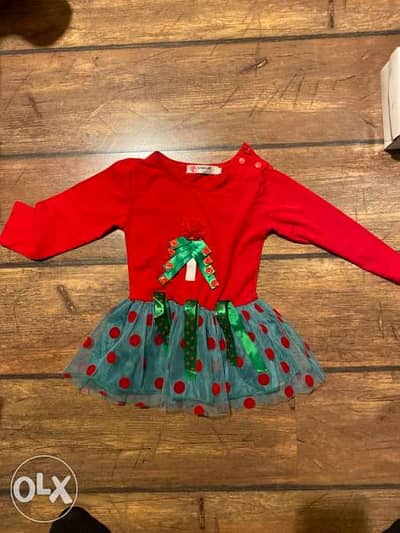 Christmas dress - 100cm ant 3 years