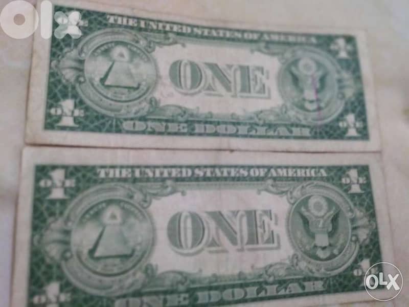 USA set of Two Silver Banknote 1935 and 1957 1