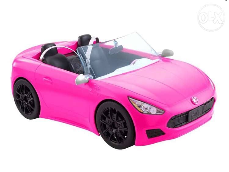 Barbie Pink Convertible 2-Seater Vehicle with Rolling Wheels 1