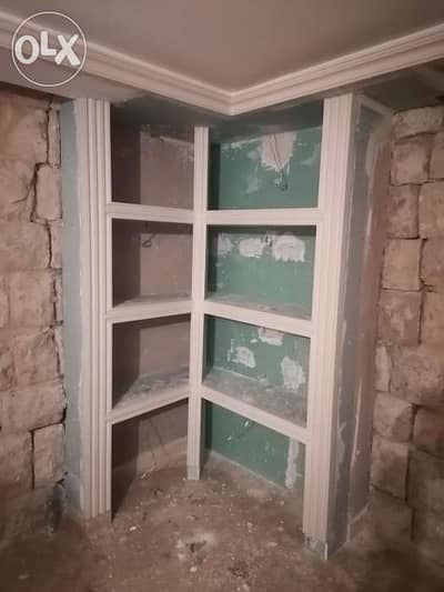 ديكورات جبس بورد جفصين عربي ورش شقق محلات كافة الأسقف فبلافون شفرات