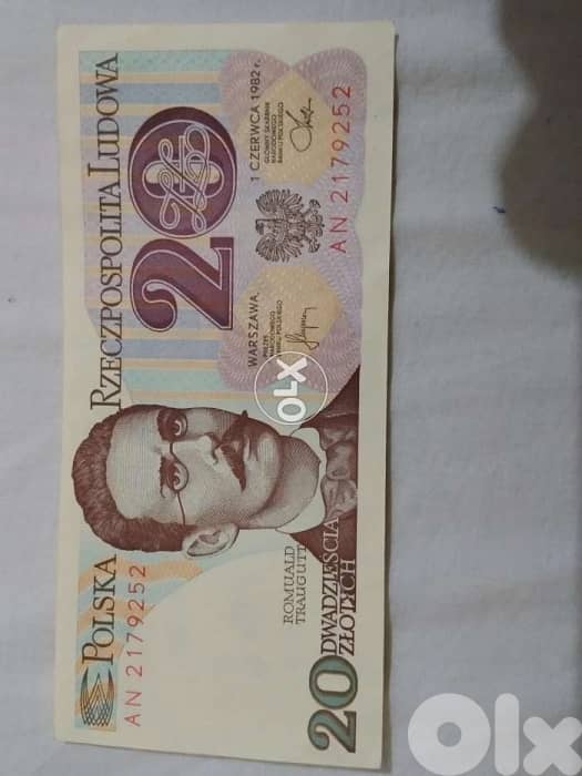 Poland Uncirculated Memorial Banknote year 1982 0