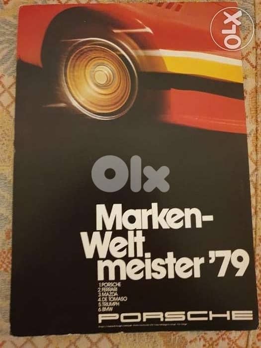 Porsche poster art note pads 1