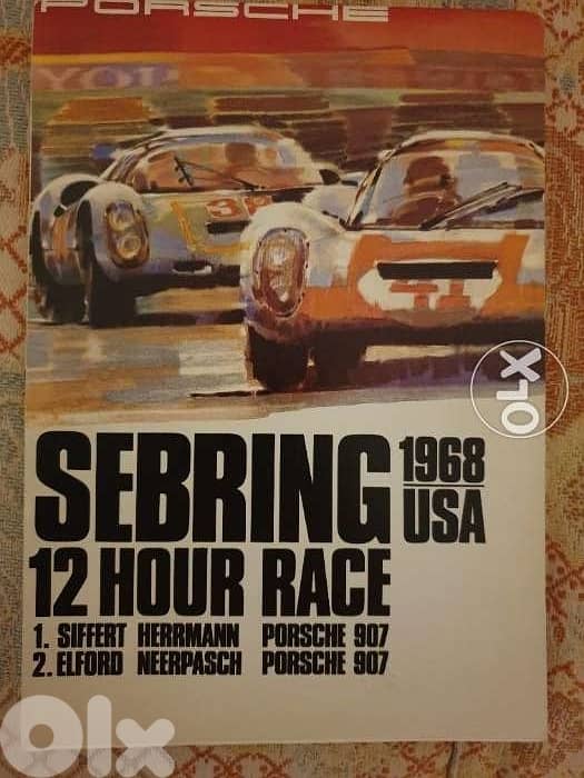 Porsche poster art note pads 3