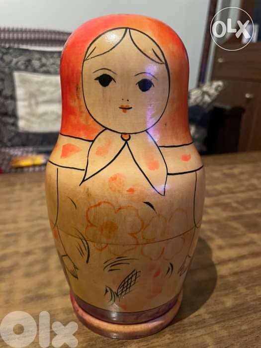 Vintage Hand-Crafted & Painted Matryoshka Babushka 0