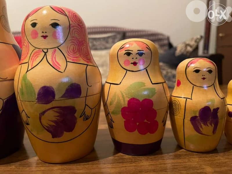 Vintage Hand-Crafted & Painted Matryoshka Babushka 2