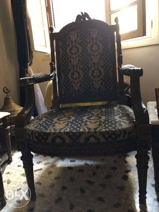 ‏طقم صالون حفر منمنم جدا 2