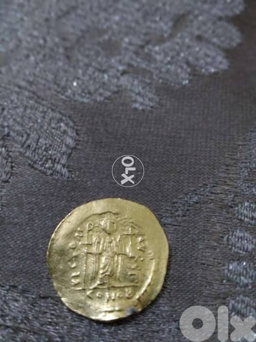 Ancient Gold Roman Eastern Byzantine Coin King Justinan I year 527AD 1