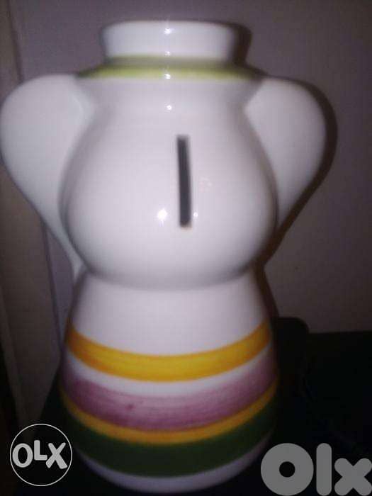Ceramic elephant moneykeeper made in italy 2