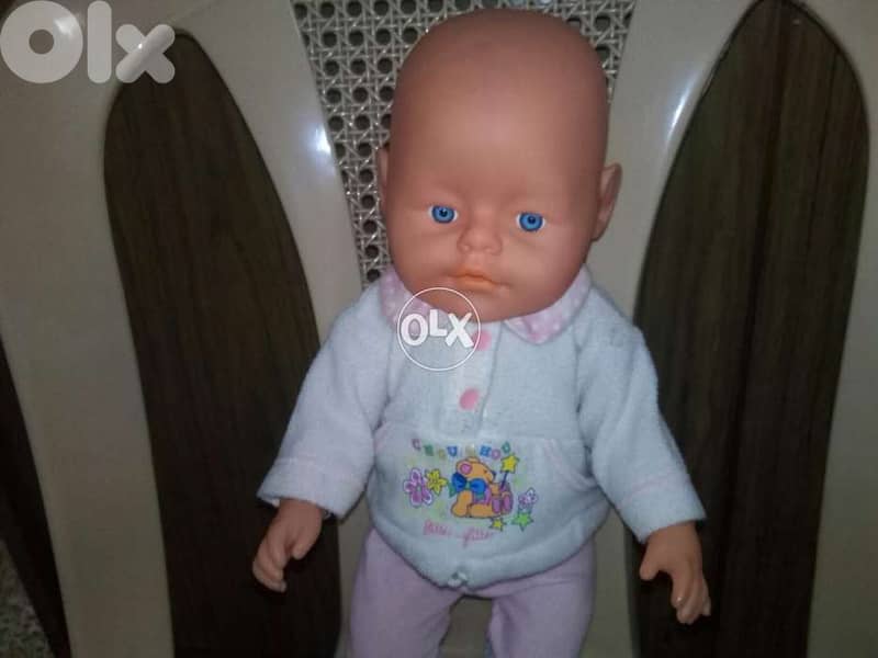 BABY BORN Big original doll SOFT TOUCH 42 Cm in outfit still good=18$ 1