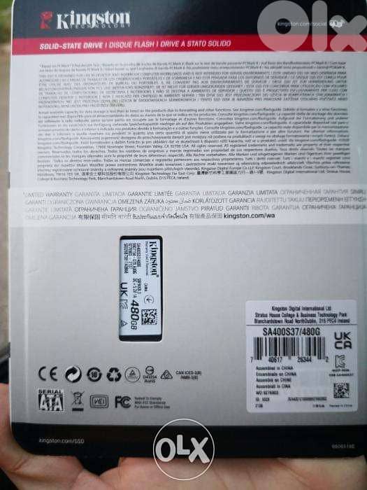 SSD and nvme M. 2 kingston 3
