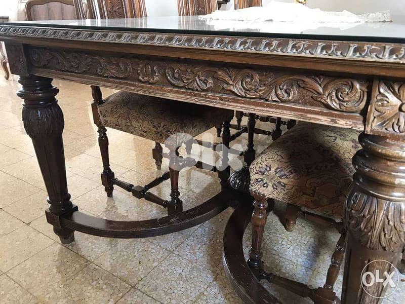 Antique Dining Room Louis XIV 0