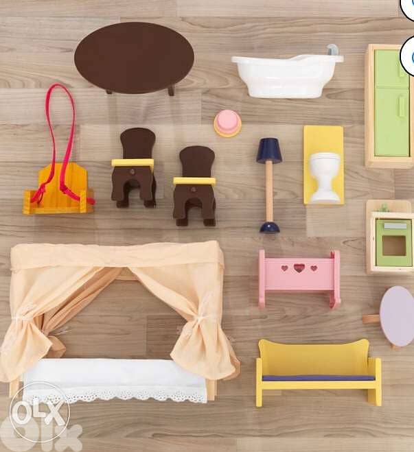 KidKraft Savannah Wooden Dollhouse, Over 4 Feet Tall with Porch Swing 2