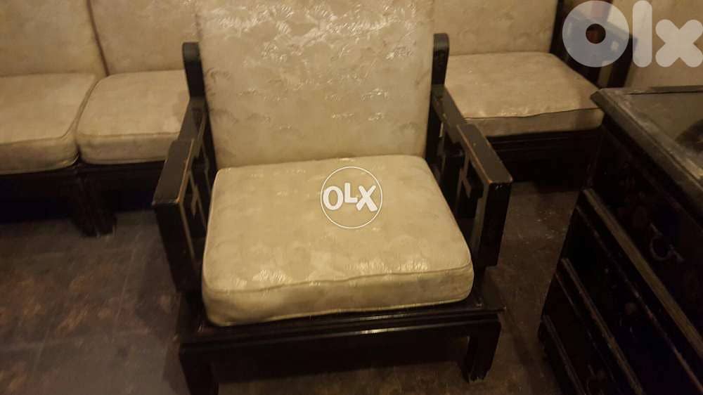 غرفة جلوس قديمة 6 مقاعد 2