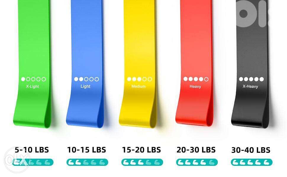 Resistance bands 5 set of bands 2