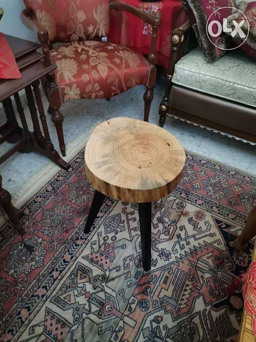 Wood with steel table 3