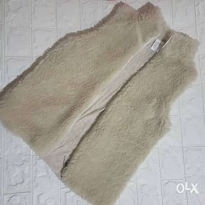 Gillet fur beige from turkey