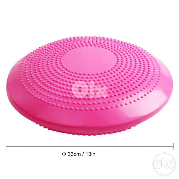 Yoga Balance Disc Inflatable Stability Wobble Cushion 2