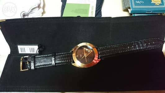 Gold plated watch new