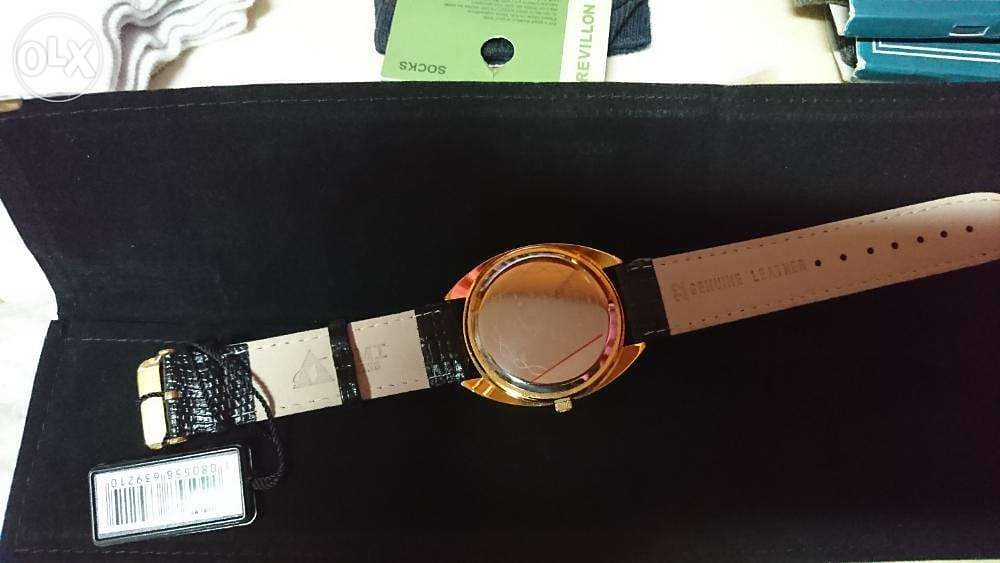 Gold plated watch new 1