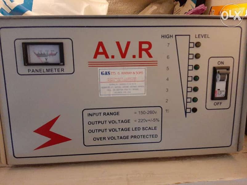 Stabilisateur A. V. R 50 amps mn 3end ayanian 1