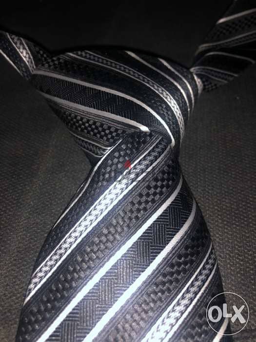Men clothing, accesories, cravate, gray and black 1