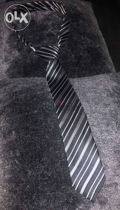 Men clothing, accesories, cravate, gray and black 3