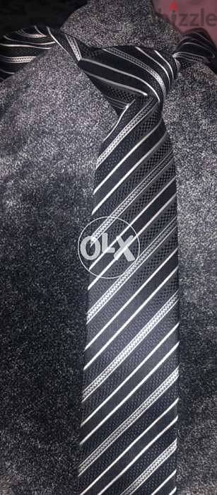 Men clothing, accesories, cravate, gray and black 7