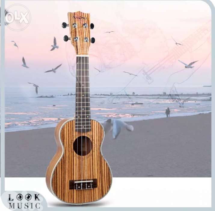 ukulele zebra wood soprano size 0