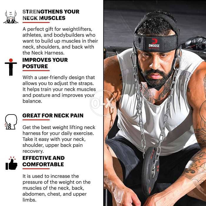 Neck harness for weight lifting 1