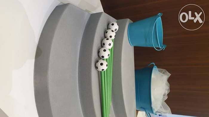 Chocolate Table Boy Newborn or Birthday - Football Theme Decoration 3