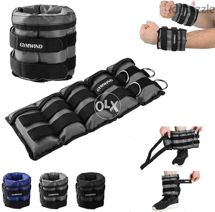 Adjustable ankle weights 6kg ( 3kg 2pcs ) 0