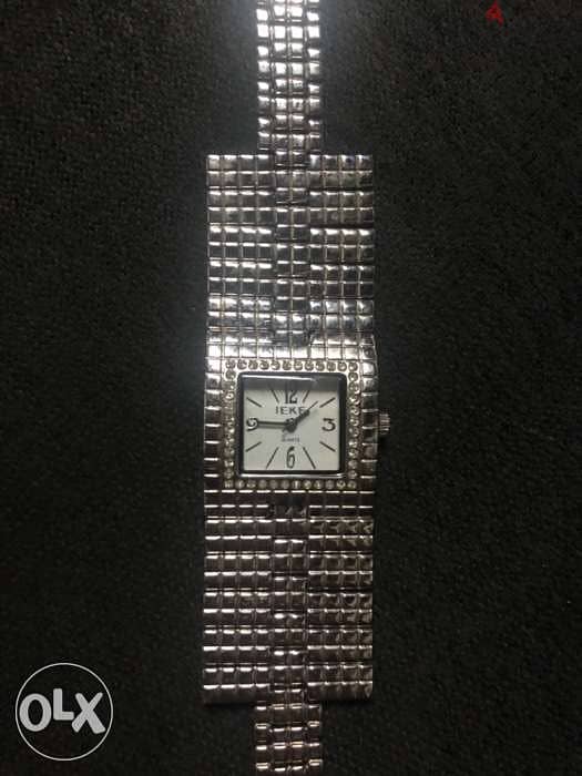 accesories for women, ساعة hand watch, silver color 0