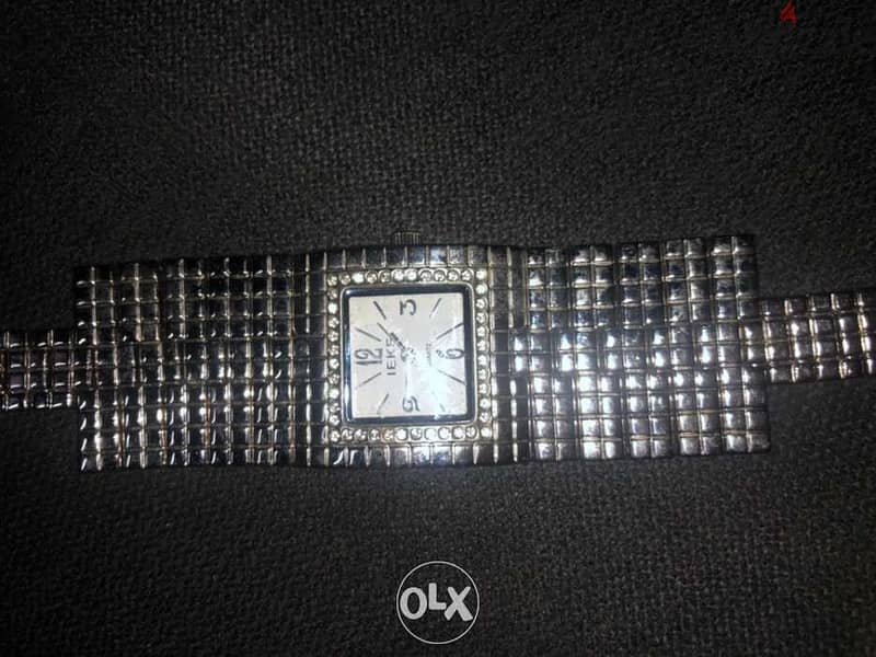 accesories for women, ساعة hand watch, silver color 1