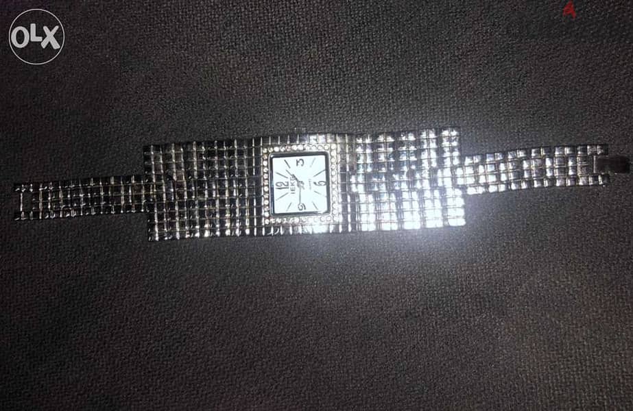 accesories for women, ساعة hand watch, silver color 2