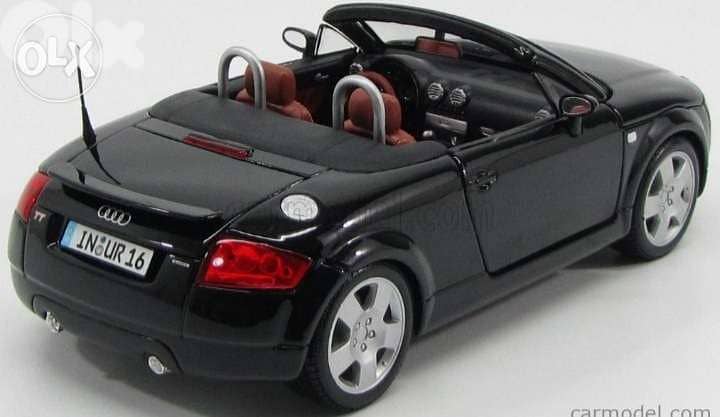 Audi tt Roadster diecast car model 1:18. 4