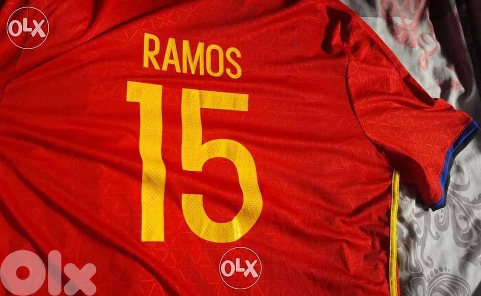 Sergio ramos 15  2014 world cup  of spain jersey 2