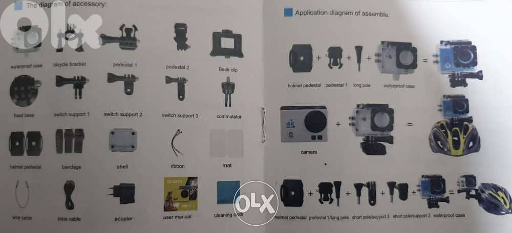 New Underwater and extreme sports camera 20 m 2