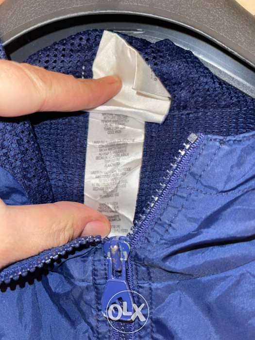 Adidas blue rain jacket size XL brand new 3