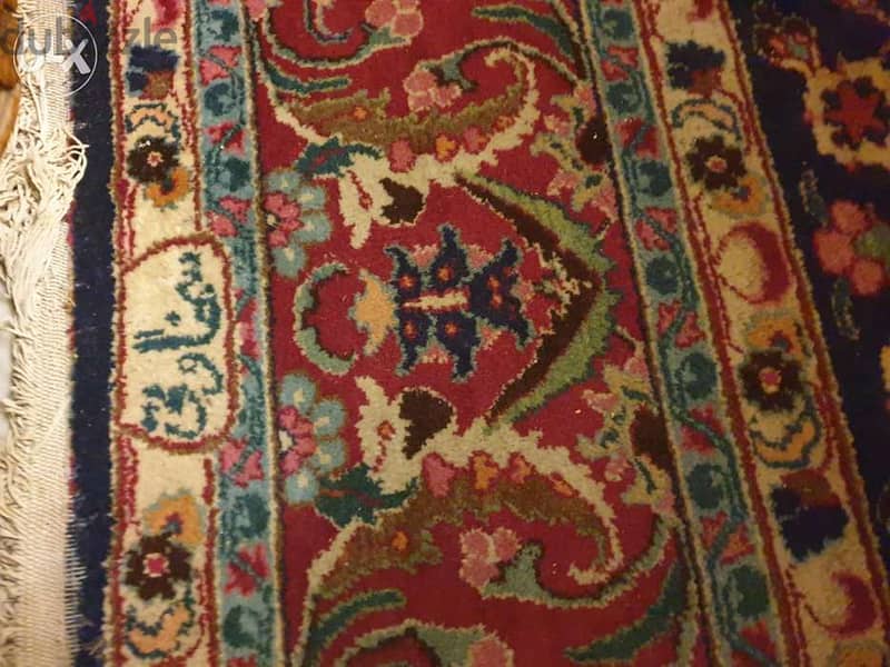 Persian antique carpet with signature Sekhavaty 1
