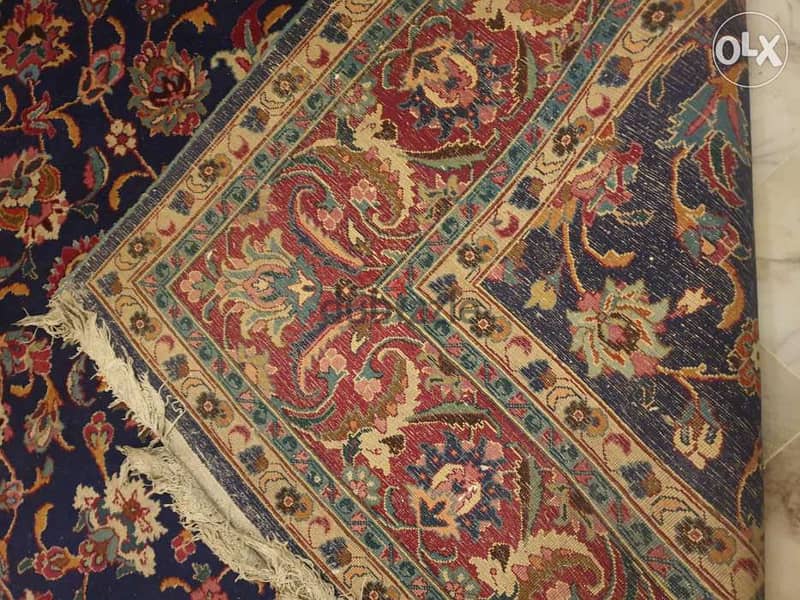 Persian antique carpet with signature Sekhavaty 2