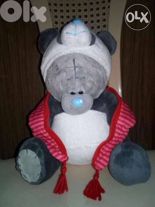 BEAR Rare PLUSH 2 in1 heads medium or small, 30 Cm England Brand=11$ 0
