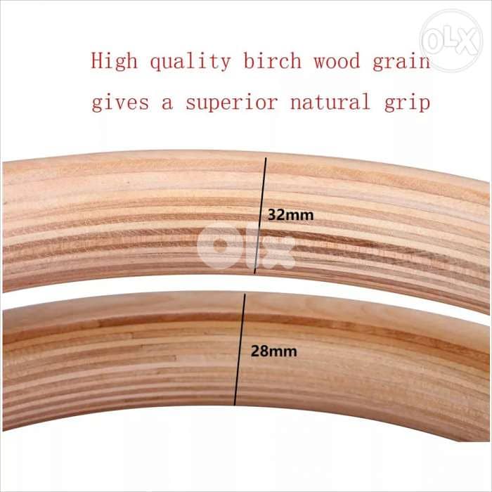 Wooden Gymnastic Ring 3