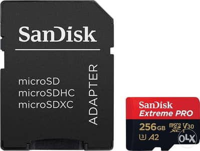 pasta Preference Suri Original 256 GB SanDisk extreme pro micro sd card with adapter - Mobile  Accessories - 112737743