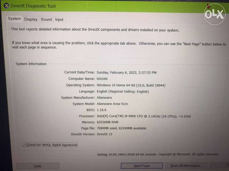 Alienware Area-51m 5