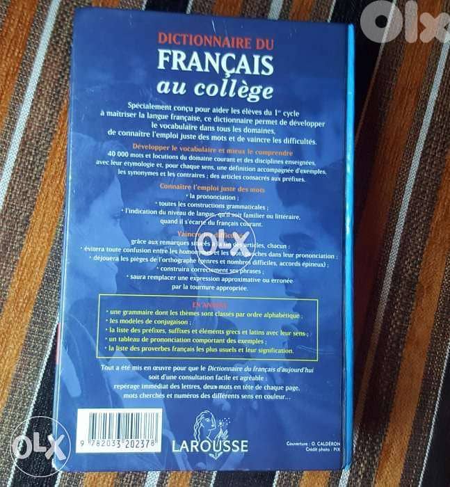 larousse dictionnaire francais francais for 10 $ 1