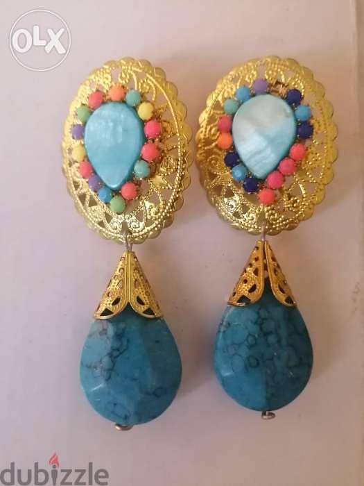 Blue earings 0