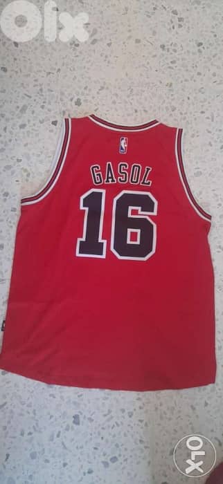 Chicago bulls gasol official jersey 1