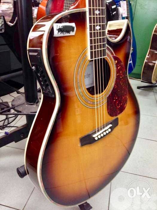 Electro Acoustic guitar غيتار حديد مع الكتريك جاك 2